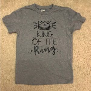 King of the ring ring-bearer T-shirt